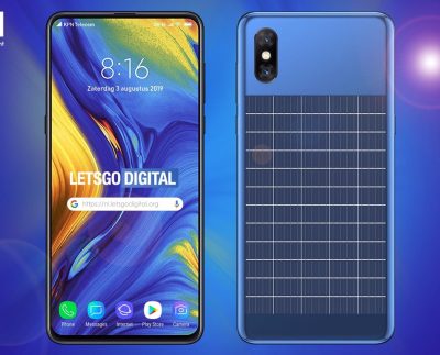 Xiaomi smartphone with a solar panel?
