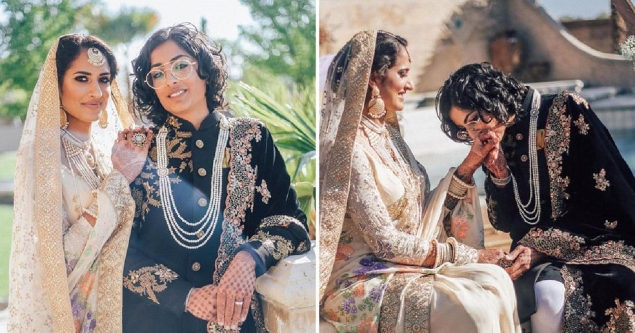 Indian-Pakistani lesbian couple get married