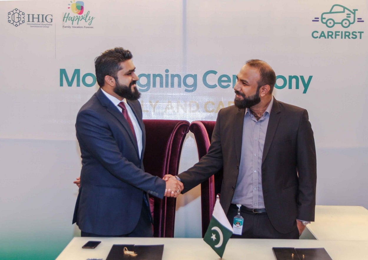 INTERNATIONAL HOSPITALITY INVESTMENT GROUP (IHIG) AND CARFIRST COME TOGETHER TO BOOST DOMESTIC TOURISM IN PAKISTAN