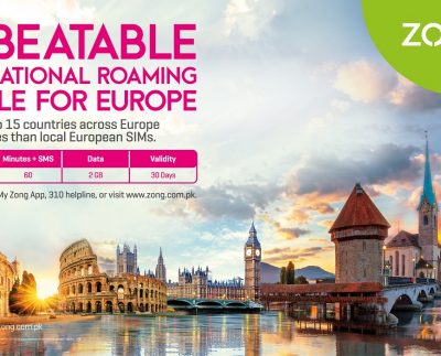 Zong 4G Introduces Continental Europe Roaming Postpaid Bundle