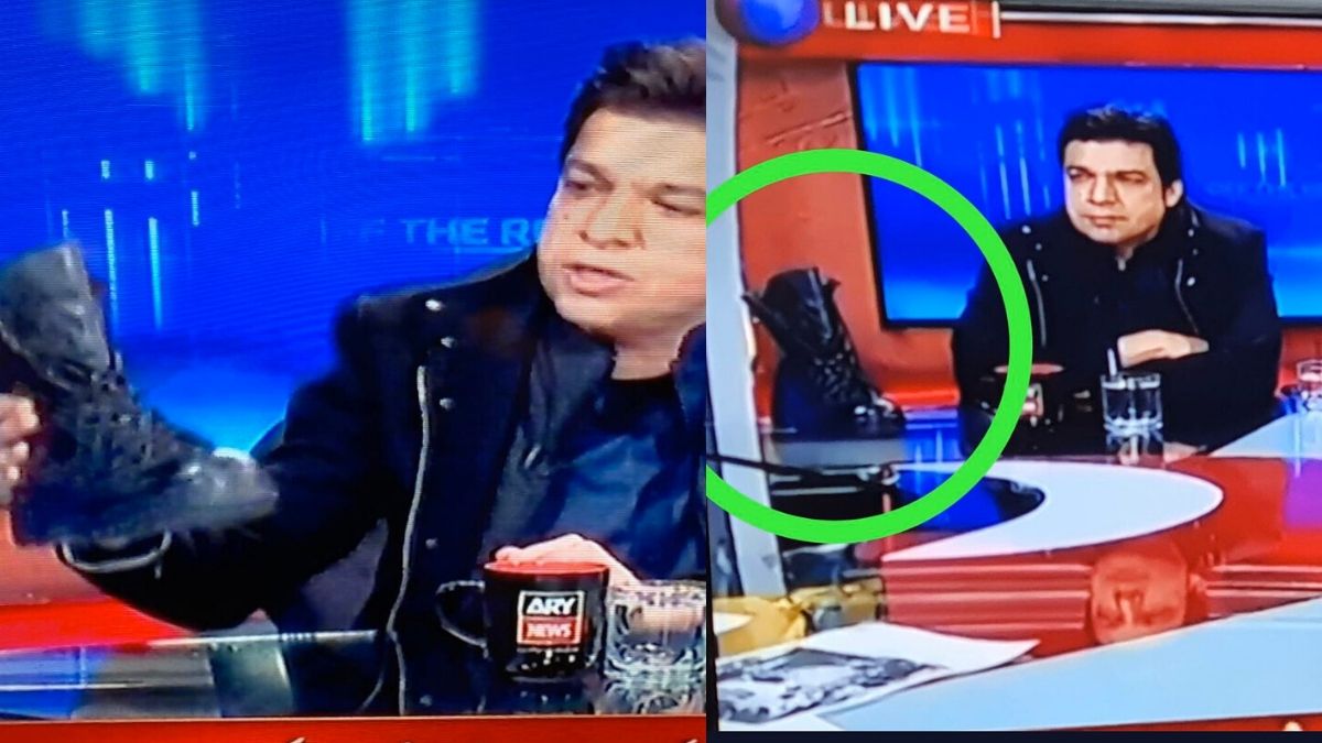 Faisal Vawda Placed a Boot on the Table