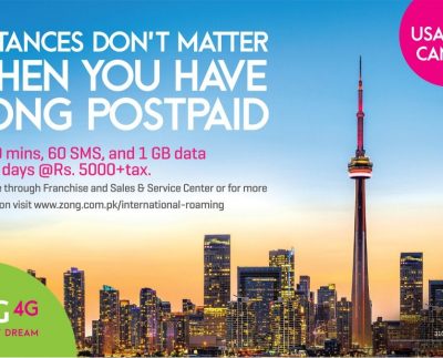 ZONG 4G offers USA & CANADA