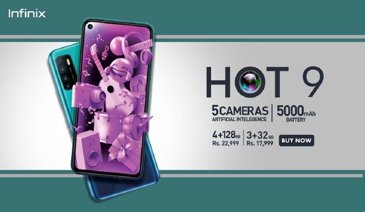 Infinix Hot 9 is officially available for customers in Pakistan