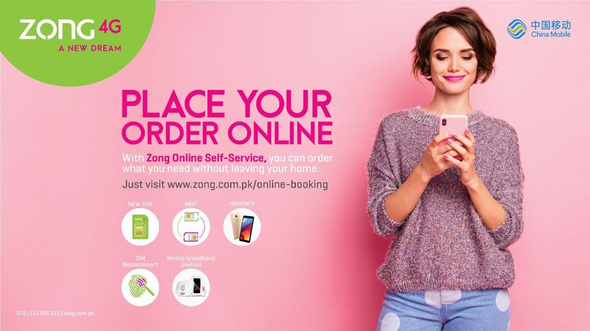 With free home delivery service, order in and remain connected with Zong 4G
