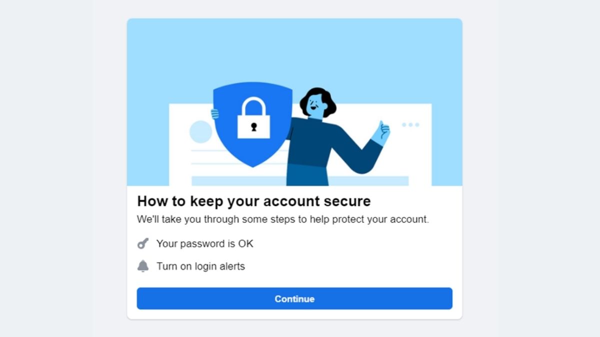 Facebook accounts security