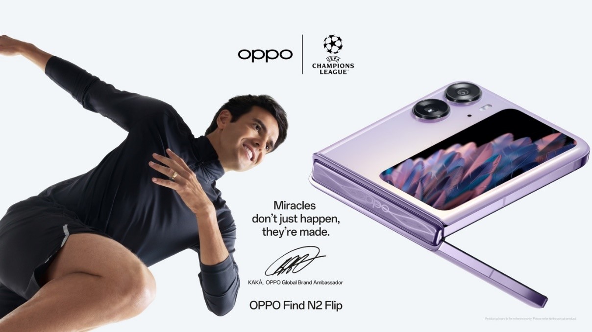 OPPO Announces Kaká as Global Brand Ambassador for its UEFA Champions League Partnership