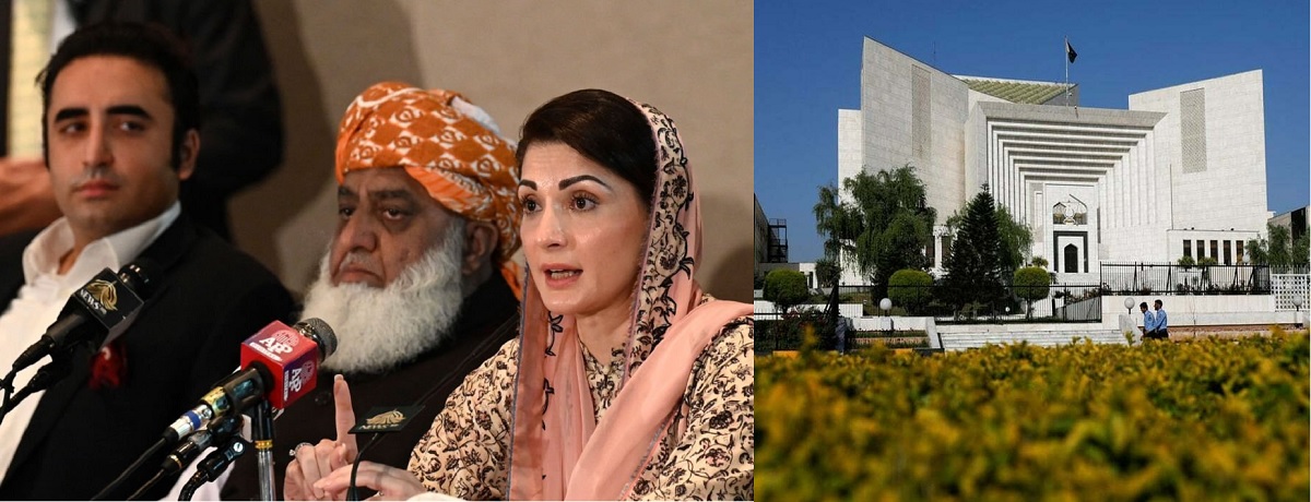 PDM refuses to relocate planned protest sit-in outside the Supreme Court building in Islamabad