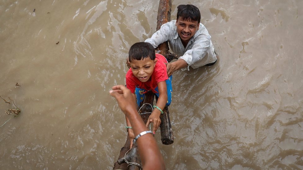 Key Roads in the Indian Capital, Delhi, Flooded as Yamuna River Overflows